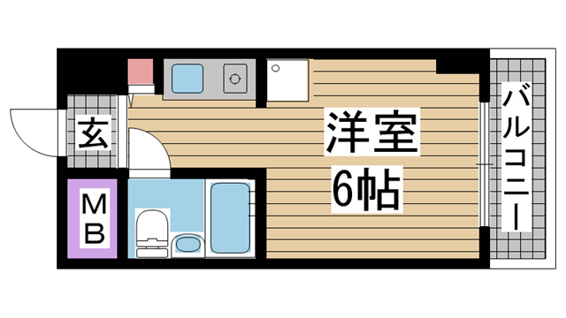 コスモプラザ三宮 1007|神戸市中央区御幸通(JR東海道本線(近畿)三ノ宮駅)のマンション間取 コスモプラザ三宮 1007|神戸市中央区御幸通(JR東海道本線(近畿)三ノ宮駅)のマンション間取