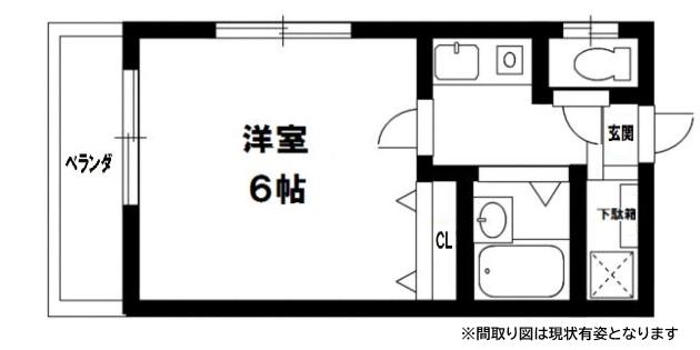 コスモハイツ 201|神戸市灘区船寺通(阪神本線西灘駅)のマンション間取 コスモハイツ 201|神戸市灘区船寺通(阪神本線西灘駅)のマンション間取