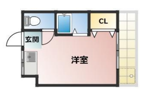 芳地ビル 403|神戸市中央区花隈町(神戸高速線花隈駅)のマンション間取 芳地ビル 403|神戸市中央区花隈町(神戸高速線花隈駅)のマンション間取