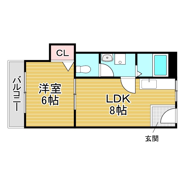 神戸市北区鈴蘭台西町の賃貸物件間取画像
