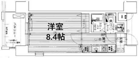 ライジングコート深江本町フラワーパーク 903|神戸市東灘区深江本町(阪神本線深江駅)のマンション間取 ライジングコート深江本町フラワーパーク 903|神戸市東灘区深江本町(阪神本線深江駅)のマンション間取