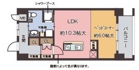 ナタリー神戸 203|神戸市兵庫区湊町(JR東海道本線(近畿)神戸駅)のマンション間取 ナタリー神戸 203|神戸市兵庫区湊町(JR東海道本線(近畿)神戸駅)のマンション間取