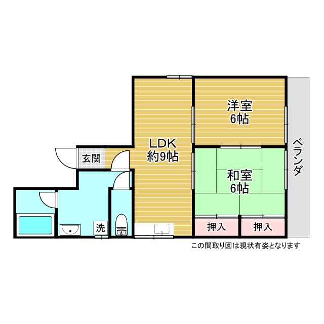 神戸市須磨区大黒町の賃貸物件間取画像