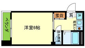 サンリッツ六甲 201|神戸市灘区神前町(JR東海道本線(近畿)六甲道駅)のマンション間取 サンリッツ六甲 201|神戸市灘区神前町(JR東海道本線(近畿)六甲道駅)のマンション間取