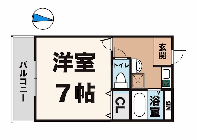 神戸市西区池上の賃貸物件間取画像