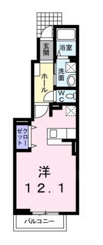 神戸市垂水区千鳥が丘の賃貸物件間取画像