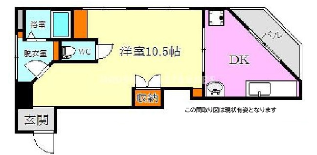 神戸市灘区稗原町の賃貸物件間取画像