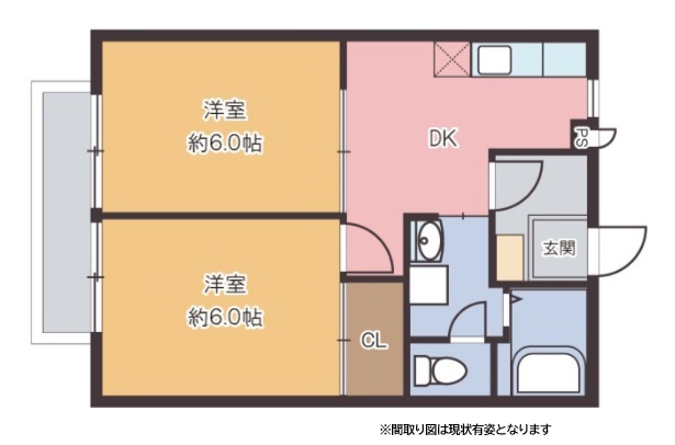 ジョイフル南町 101|神戸市東灘区魚崎南町(阪神本線魚崎駅)のアパート間取 ジョイフル南町 101|神戸市東灘区魚崎南町(阪神本線魚崎駅)のアパート間取