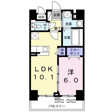 クラシェス深江 802|神戸市東灘区深江本町(阪神本線深江駅)のマンション間取 クラシェス深江 802|神戸市東灘区深江本町(阪神本線深江駅)のマンション間取