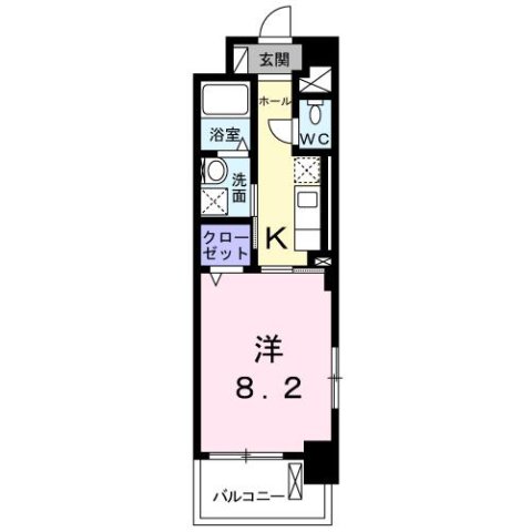 神戸市灘区篠原本町の賃貸物件間取画像