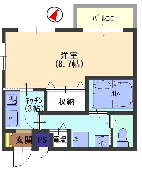 神戸市東灘区岡本の賃貸物件間取画像
