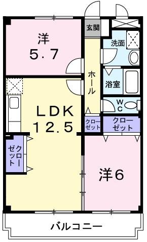 ヴェーデルカーサー 207|神戸市西区玉津町出合(JR山陽本線明石駅)のマンション間取 ヴェーデルカーサー 207|神戸市西区玉津町出合(JR山陽本線明石駅)のマンション間取