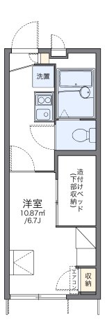 神戸市中央区野崎通の賃貸物件間取画像
