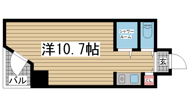 神戸市中央区加納町の賃貸物件間取画像