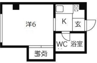 神戸市兵庫区三川口町の賃貸物件間取画像