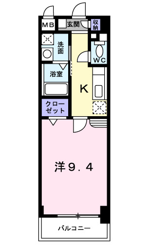 ハッピー・デン 205|神戸市須磨区車(神戸市営地下鉄線妙法寺駅)のマンション間取 ハッピー・デン 205|神戸市須磨区車(神戸市営地下鉄線妙法寺駅)のマンション間取
