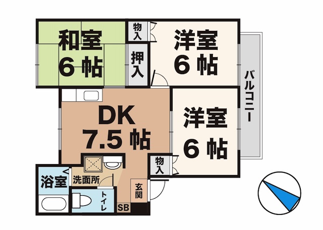 グリーンライフ池田 102|神戸市西区伊川谷町長坂(神戸市営地下鉄線伊川谷駅)のアパート間取 グリーンライフ池田 102|神戸市西区伊川谷町長坂(神戸市営地下鉄線伊川谷駅)のアパート間取
