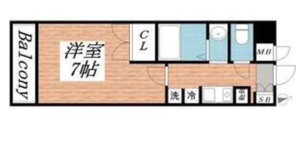 フルール須磨 308|神戸市須磨区千守町(山陽電鉄線山陽須磨駅)のマンション間取 フルール須磨 308|神戸市須磨区千守町(山陽電鉄線山陽須磨駅)のマンション間取