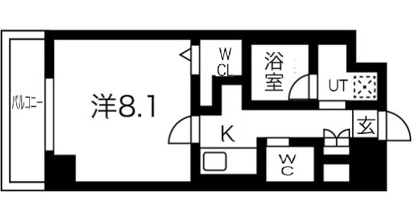 Blanc Pur 205|神戸市須磨区行幸町(JR山陽本線須磨海浜公園駅)のマンション間取 Blanc Pur 205|神戸市須磨区行幸町(JR山陽本線須磨海浜公園駅)のマンション間取