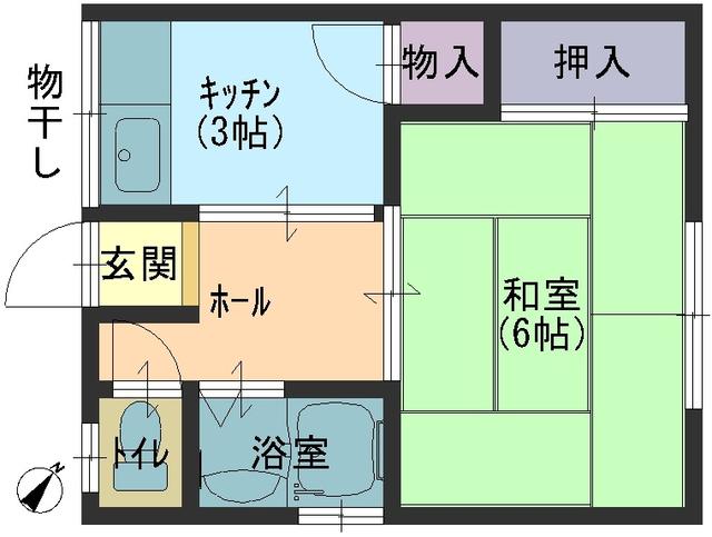 神戸市中央区神若通の賃貸物件間取画像