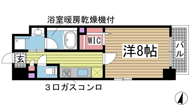 ウエストヒルズ大倉山 601|神戸市中央区楠町(JR東海道本線(近畿)神戸駅)のマンション間取 ウエストヒルズ大倉山 601|神戸市中央区楠町(JR東海道本線(近畿)神戸駅)のマンション間取