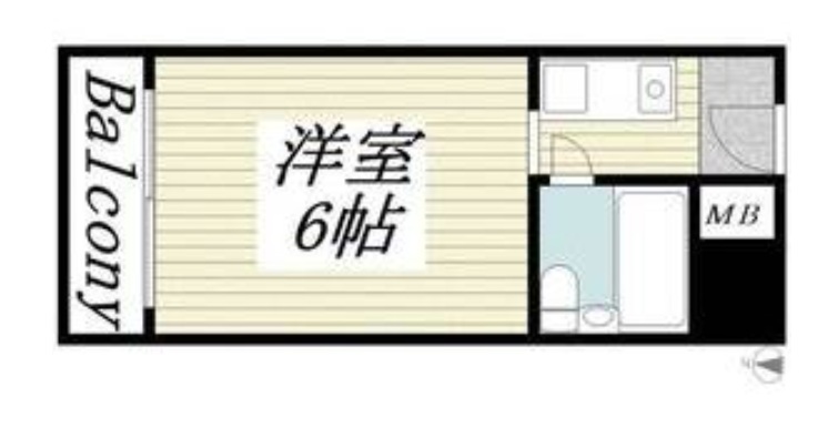 メゾン・ド・六甲パートⅠ 603|神戸市灘区上河原通(阪神本線大石駅)のマンション間取 メゾン・ド・六甲パートⅠ 603|神戸市灘区上河原通(阪神本線大石駅)のマンション間取