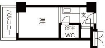 カサベラエステ三宮 1105|神戸市中央区脇浜町(阪神本線春日野道駅)のマンション間取 カサベラエステ三宮 1105|神戸市中央区脇浜町(阪神本線春日野道駅)のマンション間取