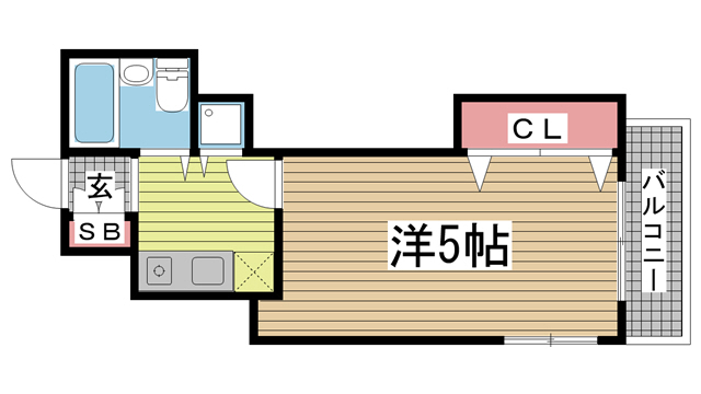 ITビル 302|神戸市中央区下山手通(JR東海道本線(近畿)三ノ宮駅)のマンション間取 ITビル 302|神戸市中央区下山手通(JR東海道本線(近畿)三ノ宮駅)のマンション間取