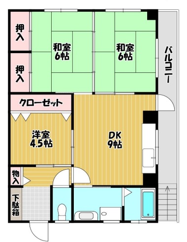 仮称)南駒栄町住宅 201|神戸市長田区南駒栄町(神戸市営地下鉄海岸線苅藻駅)のアパート間取 仮称)南駒栄町住宅 201|神戸市長田区南駒栄町(神戸市営地下鉄海岸線苅藻駅)のアパート間取