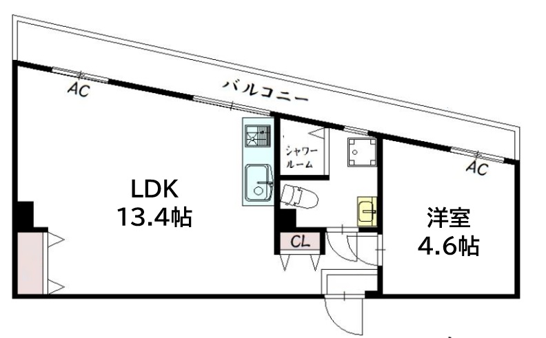 山麓ハイツ 3F|神戸市中央区北野町(JR東海道本線(近畿)三ノ宮駅)のマンション間取 山麓ハイツ 3F|神戸市中央区北野町(JR東海道本線(近畿)三ノ宮駅)のマンション間取