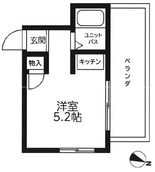 アカカベビル 401|神戸市東灘区本山北町(阪急神戸線岡本駅)のマンション間取 アカカベビル 401|神戸市東灘区本山北町(阪急神戸線岡本駅)のマンション間取
