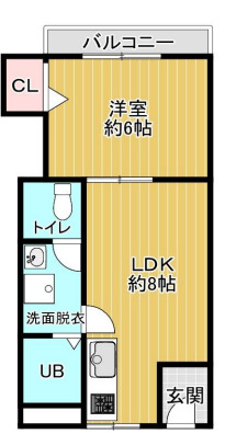 神戸市北区鈴蘭台西町の賃貸物件間取画像
