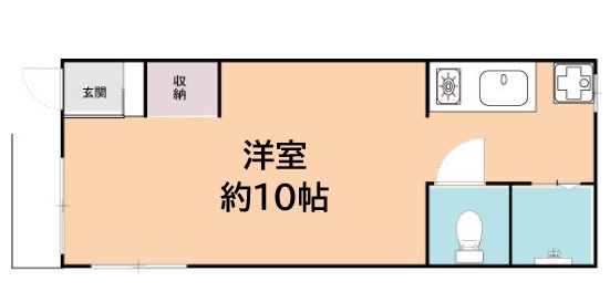 ゴールドリーフ山本 101|神戸市中央区山本通(神戸市営地下鉄線県庁前駅)のマンション間取 ゴールドリーフ山本 101|神戸市中央区山本通(神戸市営地下鉄線県庁前駅)のマンション間取