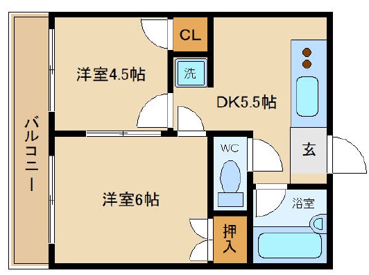 サンコート中之島 307|神戸市兵庫区本町(神戸市営地下鉄海岸線中央市場前駅)のマンション間取 サンコート中之島 307|神戸市兵庫区本町(神戸市営地下鉄海岸線中央市場前駅)のマンション間取