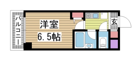 エスリード三宮第3 605|神戸市中央区雲井通(JR東海道本線(近畿)三ノ宮駅)のマンション間取 エスリード三宮第3 605|神戸市中央区雲井通(JR東海道本線(近畿)三ノ宮駅)のマンション間取