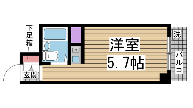 GSハイム元町 1005|神戸市中央区北長狭通(JR東海道本線(近畿)神戸駅)のマンション間取 GSハイム元町 1005|神戸市中央区北長狭通(JR東海道本線(近畿)神戸駅)のマンション間取