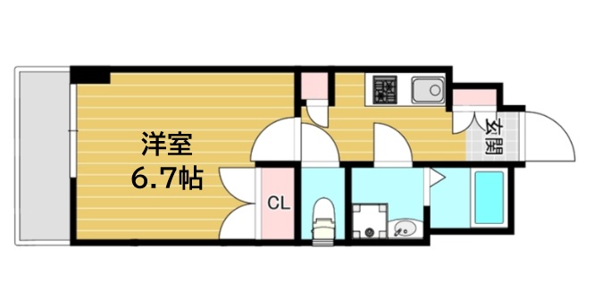 プラザセイシェル 702|神戸市兵庫区塚本通(JR山陽本線兵庫駅)のマンション間取 プラザセイシェル 702|神戸市兵庫区塚本通(JR山陽本線兵庫駅)のマンション間取