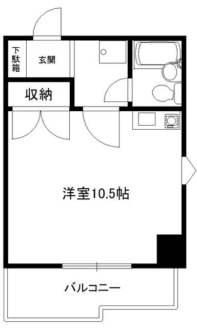 ヌーベルフルーブ 405|神戸市兵庫区今出在家町(JR和田岬線和田岬駅)のマンション間取 ヌーベルフルーブ 405|神戸市兵庫区今出在家町(JR和田岬線和田岬駅)のマンション間取