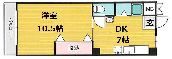 コーポ甲南 501|神戸市東灘区田中町(JR東海道本線(近畿)摂津本山駅)のマンション間取 コーポ甲南 501|神戸市東灘区田中町(JR東海道本線(近畿)摂津本山駅)のマンション間取