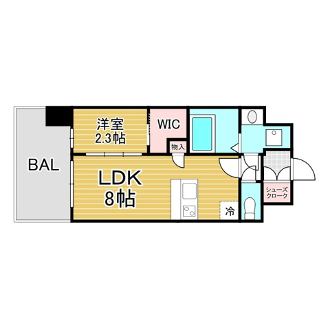 セレニテ元町アリエ 303|神戸市中央区北長狭通(JR東海道本線(近畿)元町駅)のマンション間取 セレニテ元町アリエ 303|神戸市中央区北長狭通(JR東海道本線(近畿)元町駅)のマンション間取