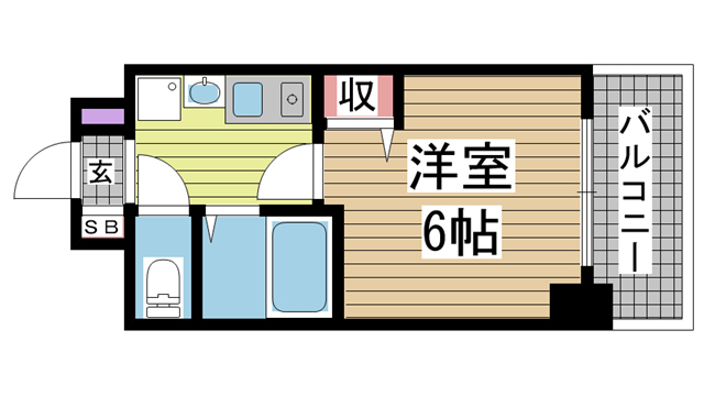 エステムコート神戸元町通 302|神戸市中央区元町通(神戸高速線西元町駅)のマンション間取 エステムコート神戸元町通 302|神戸市中央区元町通(神戸高速線西元町駅)のマンション間取