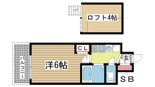 エステムコート三宮駅前ラ・ドゥー 906|神戸市中央区琴ノ緒町(JR東海道本線(近畿)三ノ宮駅)のマンション間取 エステムコート三宮駅前ラ・ドゥー 906|神戸市中央区琴ノ緒町(JR東海道本線(近畿)三ノ宮駅)のマンション間取