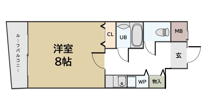 サンビルダー王子公園 203|神戸市灘区王子町(阪急神戸線王子公園駅)のマンション間取 サンビルダー王子公園 203|神戸市灘区王子町(阪急神戸線王子公園駅)のマンション間取