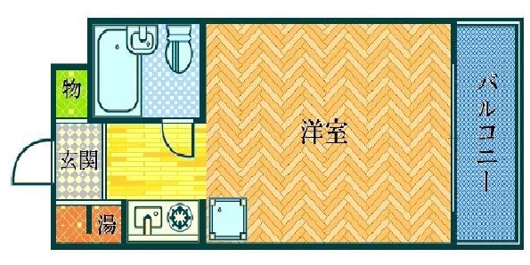 ダイドーメゾン六甲 3階|神戸市灘区篠原本町(阪急神戸線六甲駅)のマンション間取 ダイドーメゾン六甲 3階|神戸市灘区篠原本町(阪急神戸線六甲駅)のマンション間取