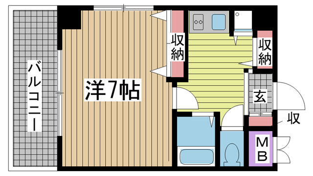 ハーバーステージ神戸 503|神戸市中央区下山手通(神戸市営地下鉄線大倉山駅)のマンション間取 ハーバーステージ神戸 503|神戸市中央区下山手通(神戸市営地下鉄線大倉山駅)のマンション間取