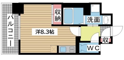 アスヴェル兵庫駅前 702|神戸市兵庫区塚本通(JR山陽本線兵庫駅)のマンション間取 アスヴェル兵庫駅前 702|神戸市兵庫区塚本通(JR山陽本線兵庫駅)のマンション間取