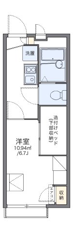 レオパレス野崎通B 207|神戸市中央区野崎通(JR東海道本線(近畿)灘駅)のアパート間取 レオパレス野崎通B 207|神戸市中央区野崎通(JR東海道本線(近畿)灘駅)のアパート間取