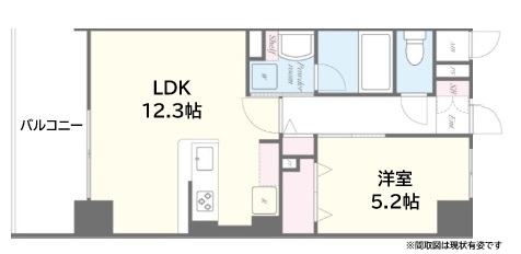 D-1兵庫 804|神戸市兵庫区浜崎通(JR山陽本線兵庫駅)のマンション間取 D-1兵庫 804|神戸市兵庫区浜崎通(JR山陽本線兵庫駅)のマンション間取