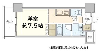プラネソシエ神戸元町 602|神戸市中央区栄町通(神戸市営地下鉄海岸線みなと元町駅)のマンション間取 プラネソシエ神戸元町 602|神戸市中央区栄町通(神戸市営地下鉄海岸線みなと元町駅)のマンション間取