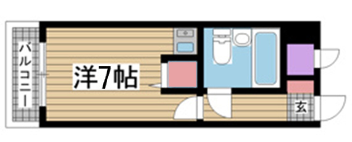 神戸市中央区北長狭通の賃貸物件間取画像